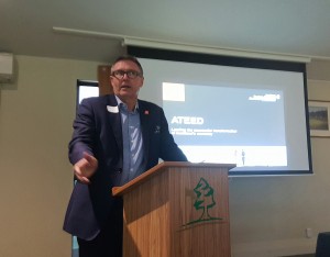 Brett O'Riley CE of ATEED at Howick tourism forum 2015