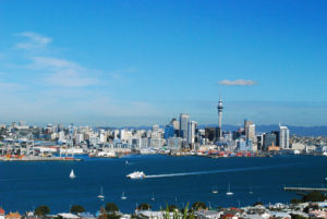 Auckland seen from the north shore is a great place to kayak and explore