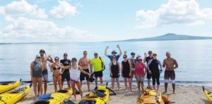 group adventure in auckland with auckland sea kayaks